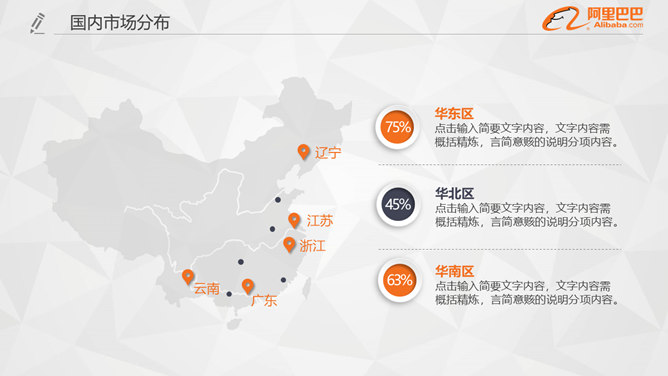 阿里巴巴公司专用PPT模板_第6页PPT效果图