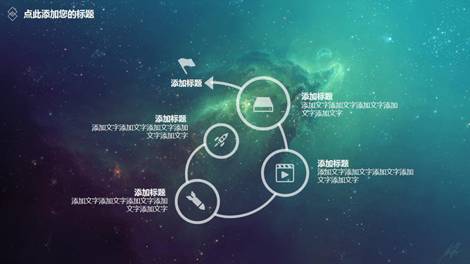 科技感星空背景动态PPT模板_第5页PPT效果图