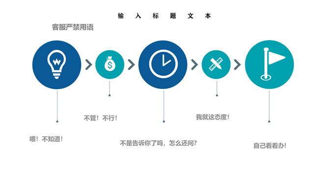 客服沟通技巧培训PPT模板_第8页PPT效果图