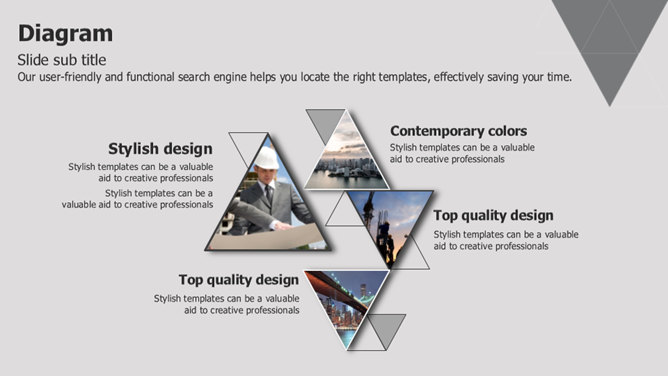 创意三角形排版建筑施工PPT模板_第15页PPT效果图