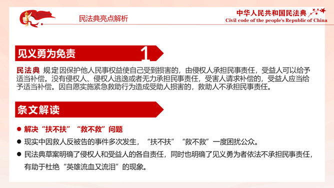 中国首部民法典解读PPT模板_第12页PPT效果图