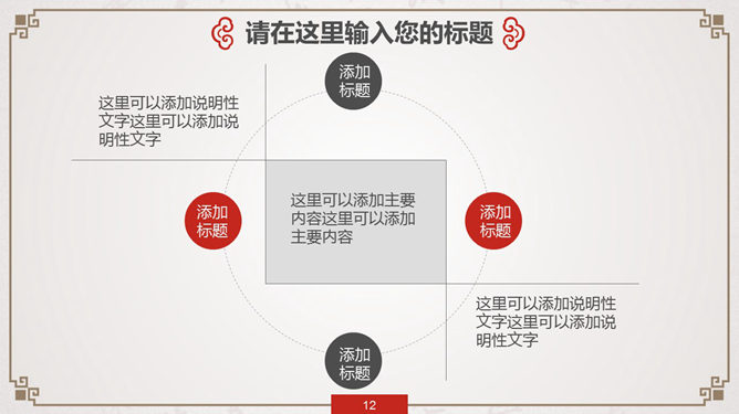 传统文化孔子国学培训PPT模板_第9页PPT效果图