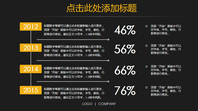 黑黄配色商务报告PPT模板_第7页PPT效果图