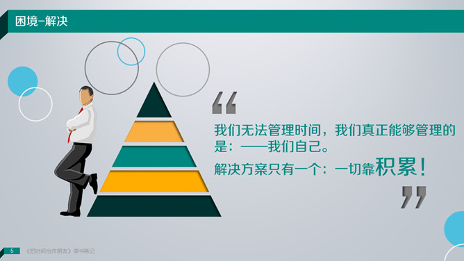 《把时间当做朋友》读书笔记PPT_第4页PPT效果图