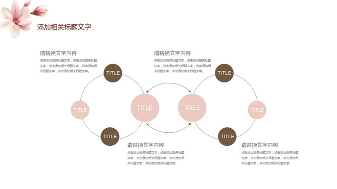 淡雅唯美花卉通用PPT模板_第11页PPT效果图