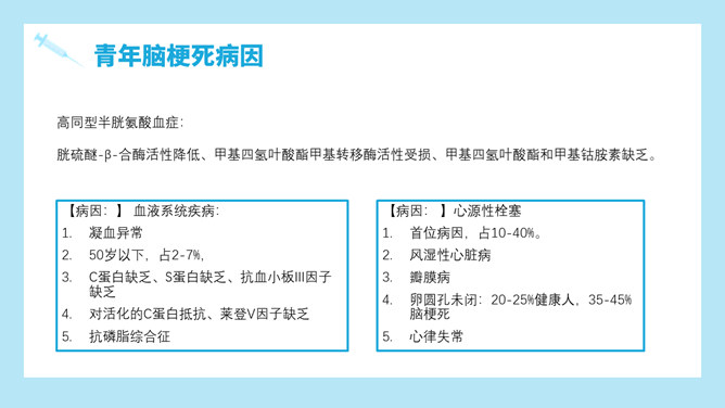 青年脑梗死病例讨论PPT模板_第14页PPT效果图