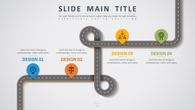 创意公路主题设计PPT模板_第15页PPT效果图