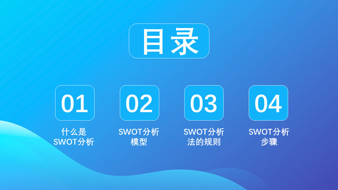 SWOT分析培训课件PPT模板_第1页PPT效果图