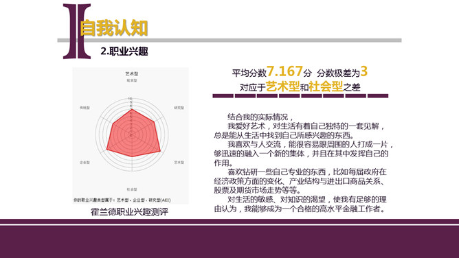 大学生个人职业规划PPT模板_第4页PPT效果图