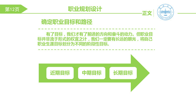 大学生职业生涯规划PPT模板_第12页PPT效果图