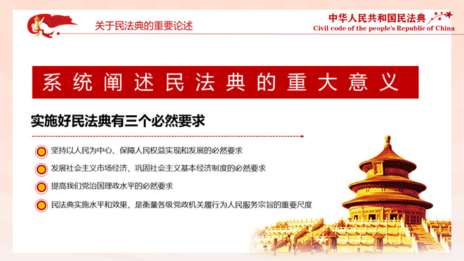 中国首部民法典解读PPT模板_第5页PPT效果图