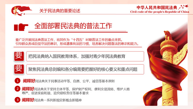 中国首部民法典解读PPT模板_第9页PPT效果图