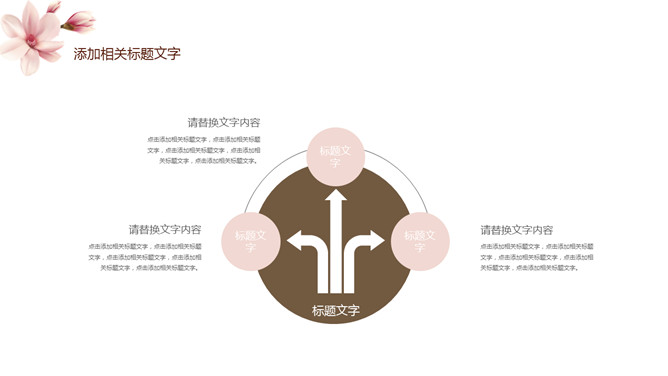 淡雅唯美花卉通用PPT模板_第6页PPT效果图