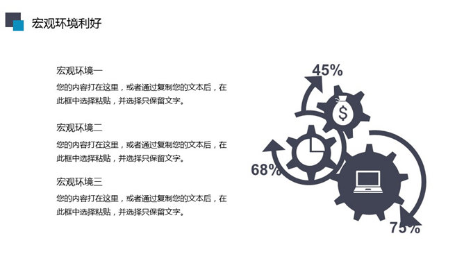 大方实用动态工作总结PPT模板_第9页PPT效果图