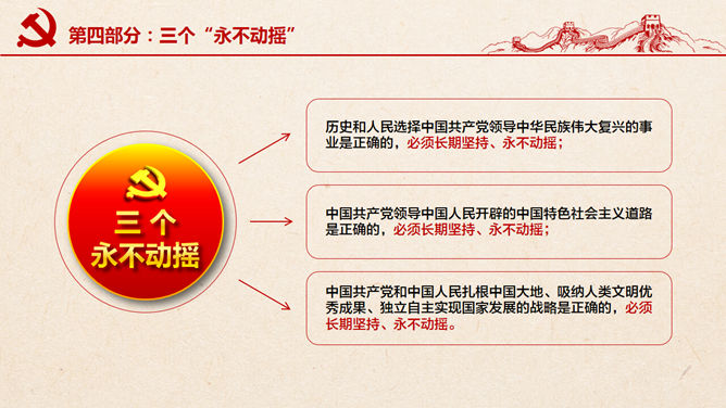 不忘初心继续前进PPT模板_第11页PPT效果图