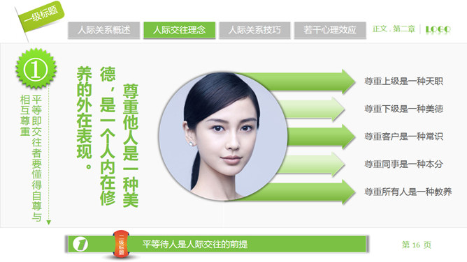 人际关系宝典PPT培训课件_第13页PPT效果图