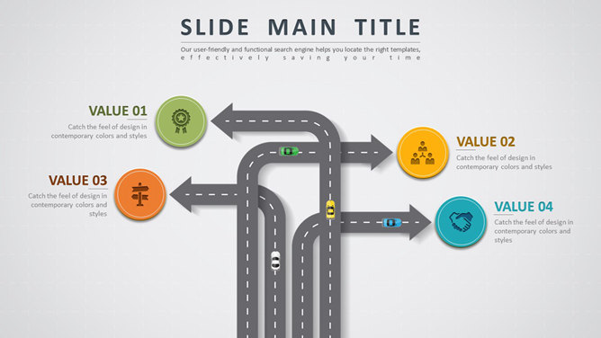 创意公路主题设计PPT模板_第11页PPT效果图