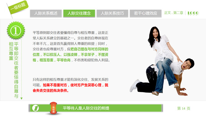 人际关系宝典PPT培训课件_第11页PPT效果图