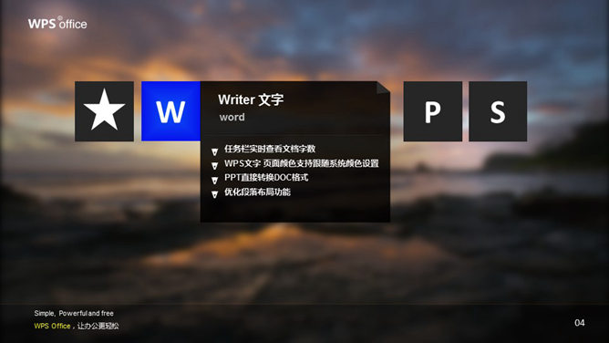 时尚虚化背景幻灯片模板_第4页PPT效果图