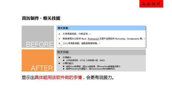 如何制作吸引人的简历PPT教程_第13页PPT效果图