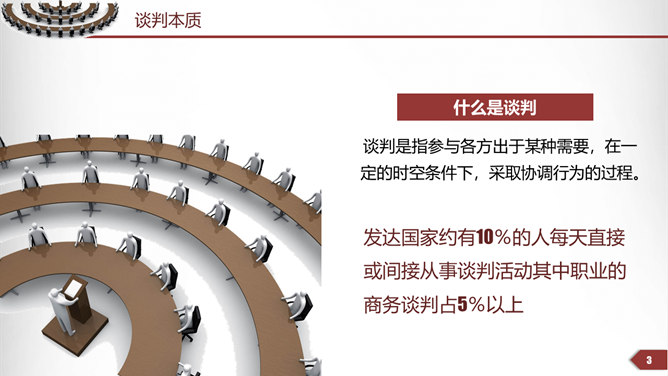 商务谈判技巧培训PPT模板_第2页PPT效果图