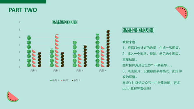 小清新创意动态西瓜PPT模板_第7页PPT效果图