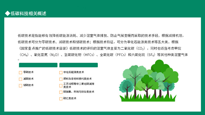 双碳目标环境保护PPT模板_第3页PPT效果图