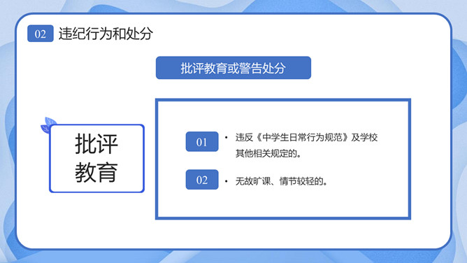 校风校纪整顿主题班会课件PPT模板_第7页PPT效果图