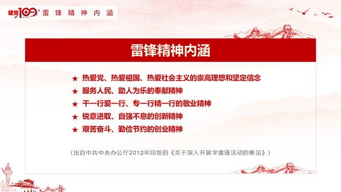 学习雷锋精神PPT模板_第4页PPT效果图