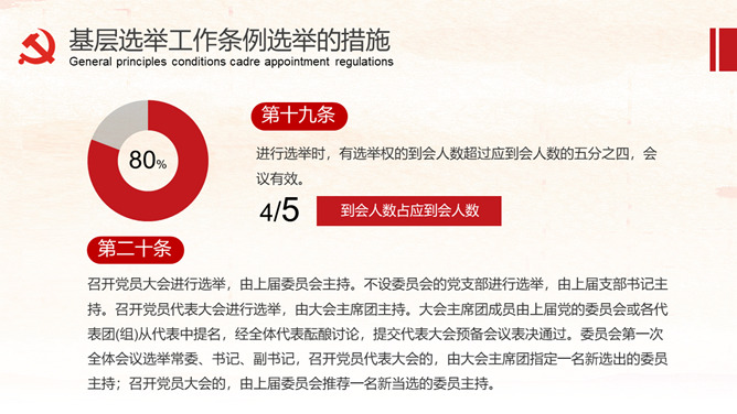 《中国共产党基层组织选举工作条例》解读_第14页PPT效果图