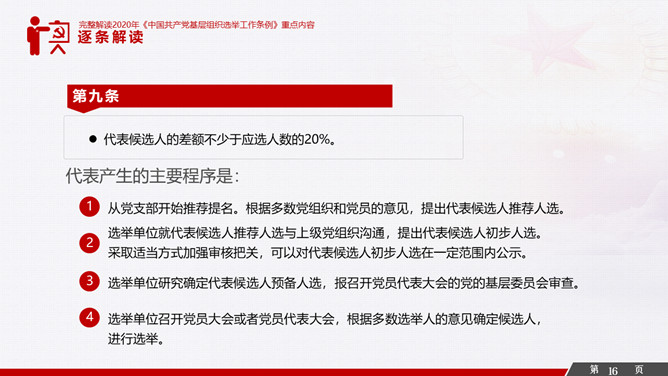 解读基层组织选举工作条例PPT模板_第15页PPT效果图